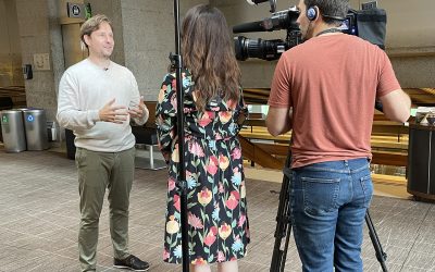 Clemens Schuldt en entrevue au téléjournal de Radio-Canada